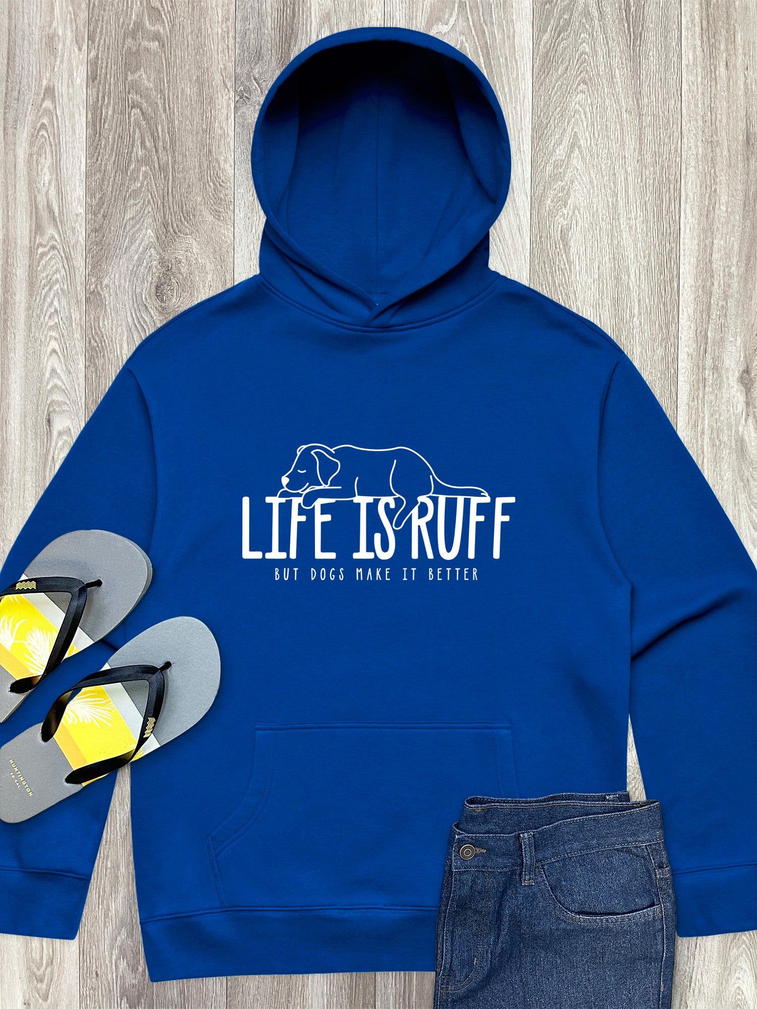 Life Is Ruff Men's Comfort Hood