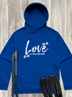 Love Is A Four-Legged Word Men's Comfort Hood