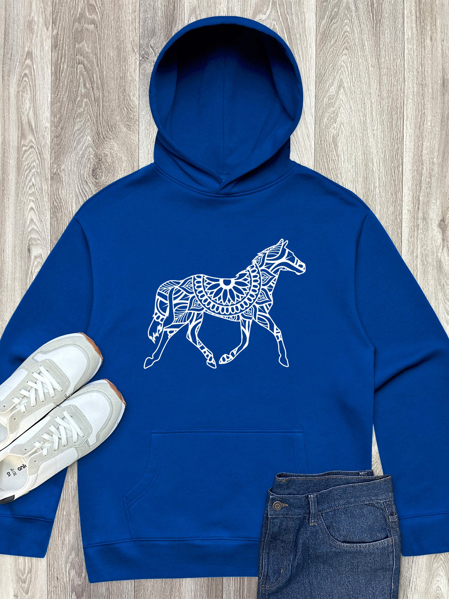 Horse Mandala Men's Comfort Hood
