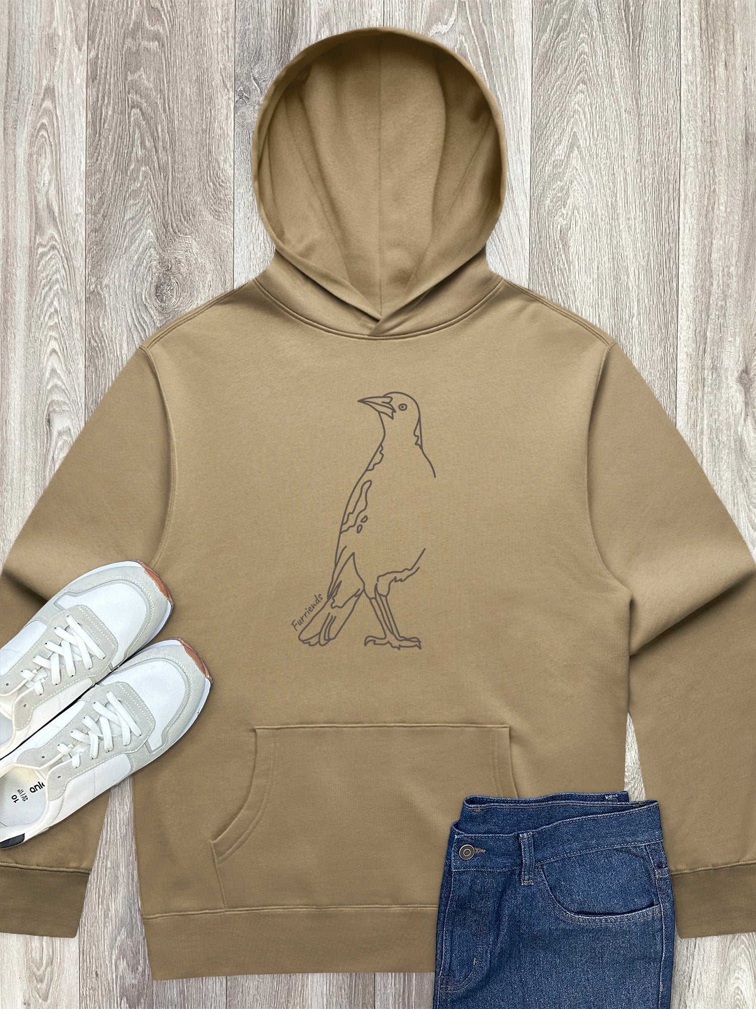 Australian Magpie Men's Comfort Hood