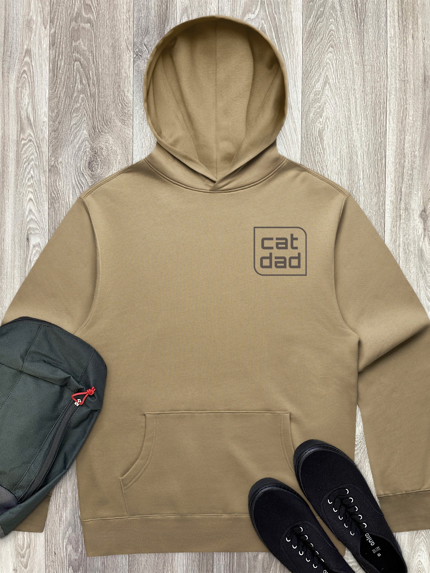 Cat Dad Men's Comfort Hood