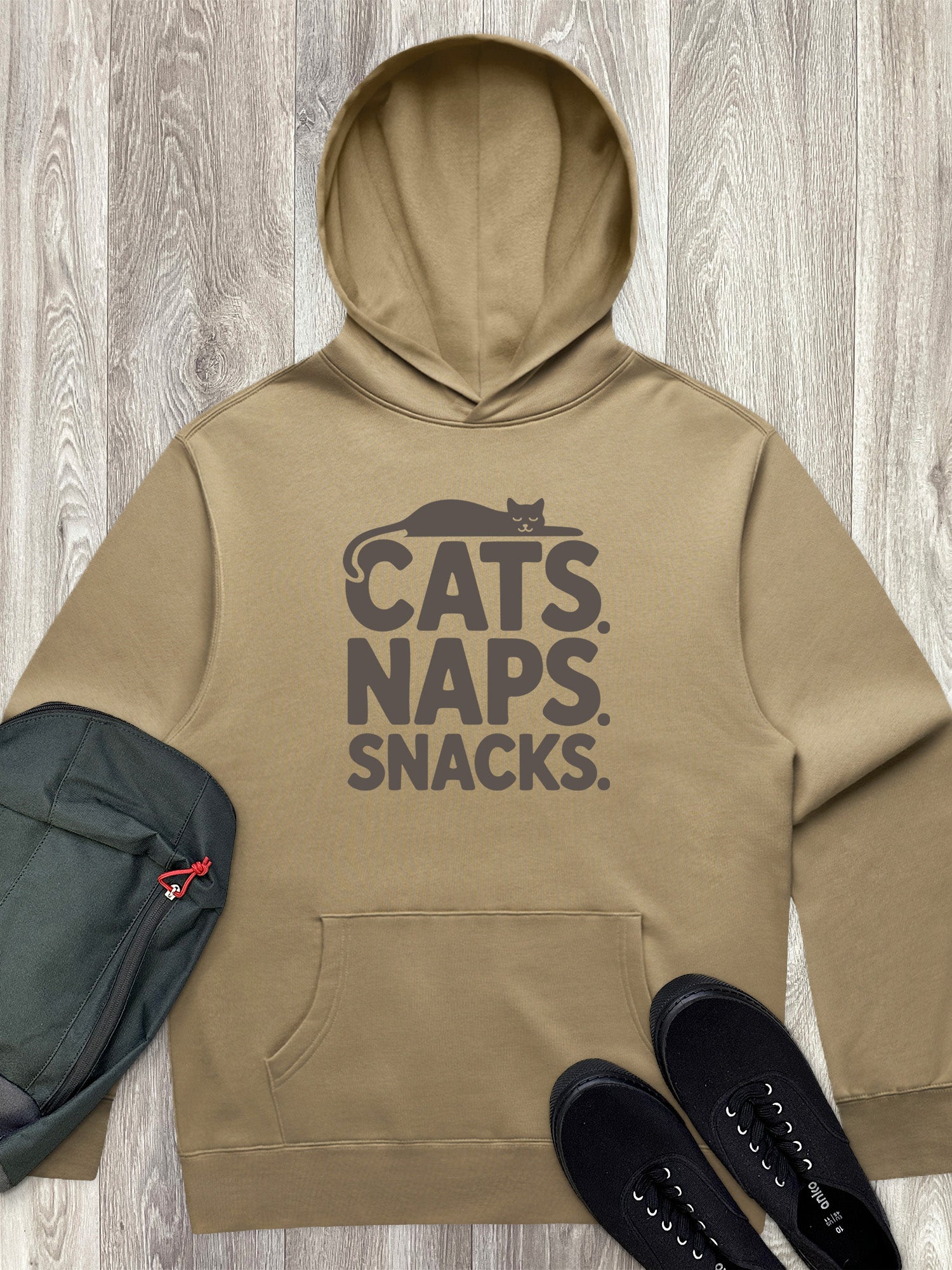 Cats. Naps. Snacks. Men's Comfort Hood