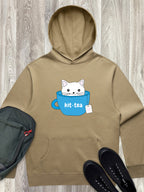 Kit-Tea Cat Men's Comfort Hood
