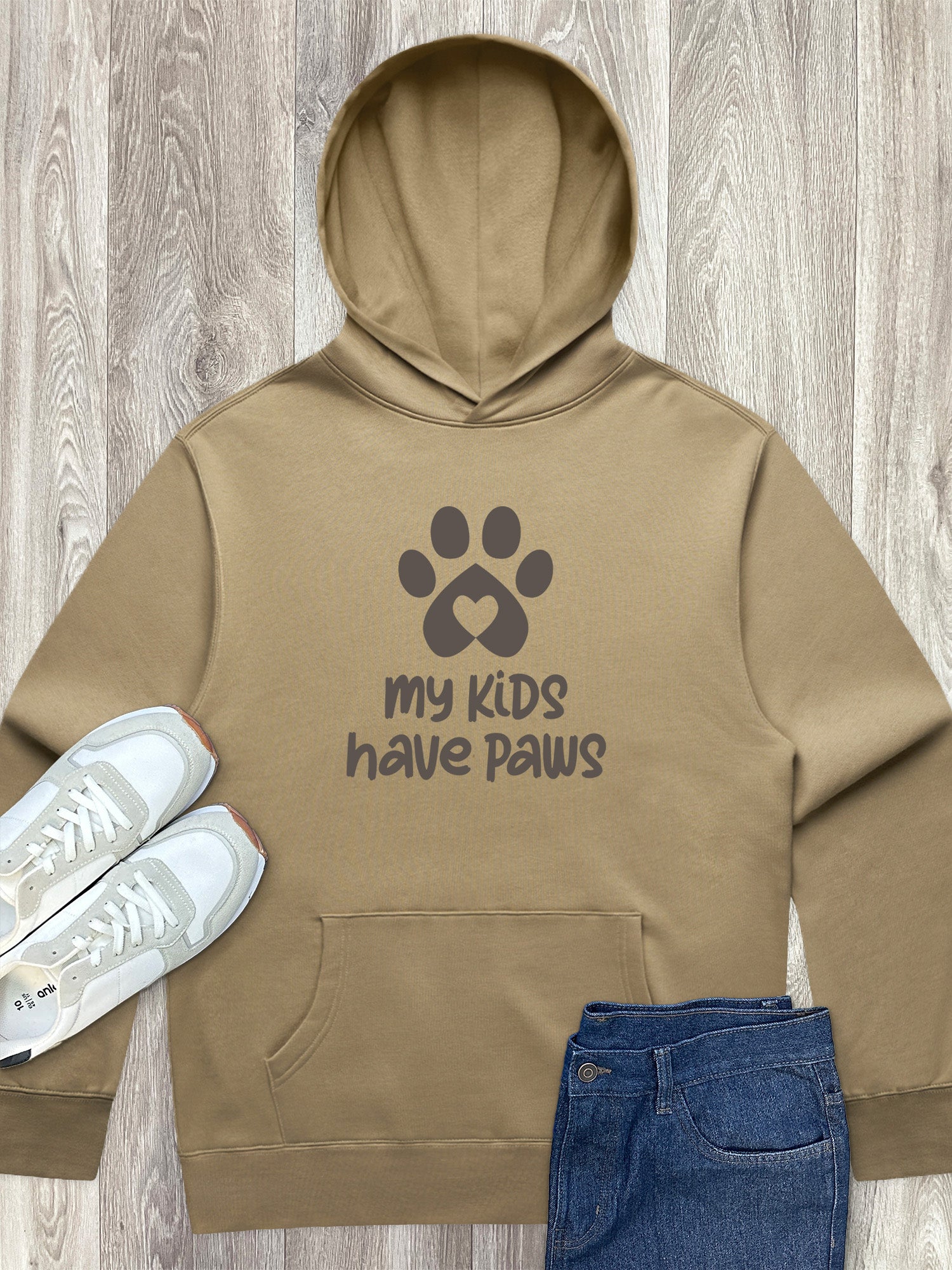 My Kids Have Paws Men's Comfort Hood