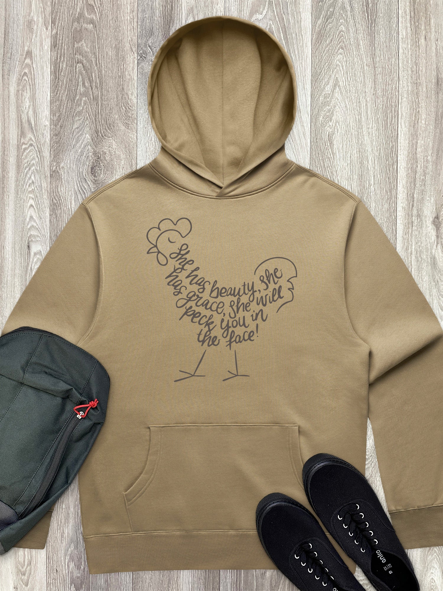 Peck You In The Face Men's Comfort Hood