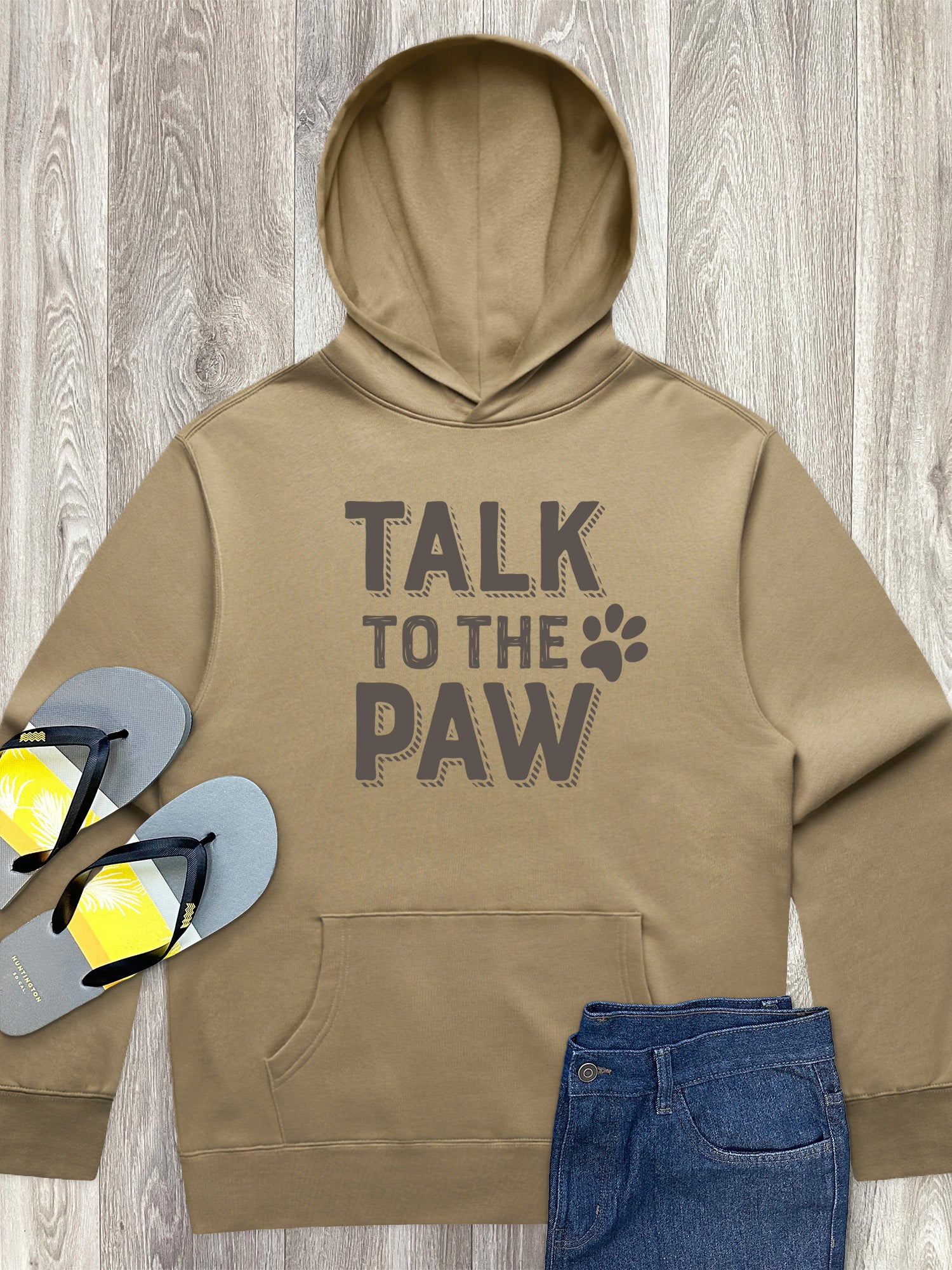 Talk To The Paw Men's Comfort Hood