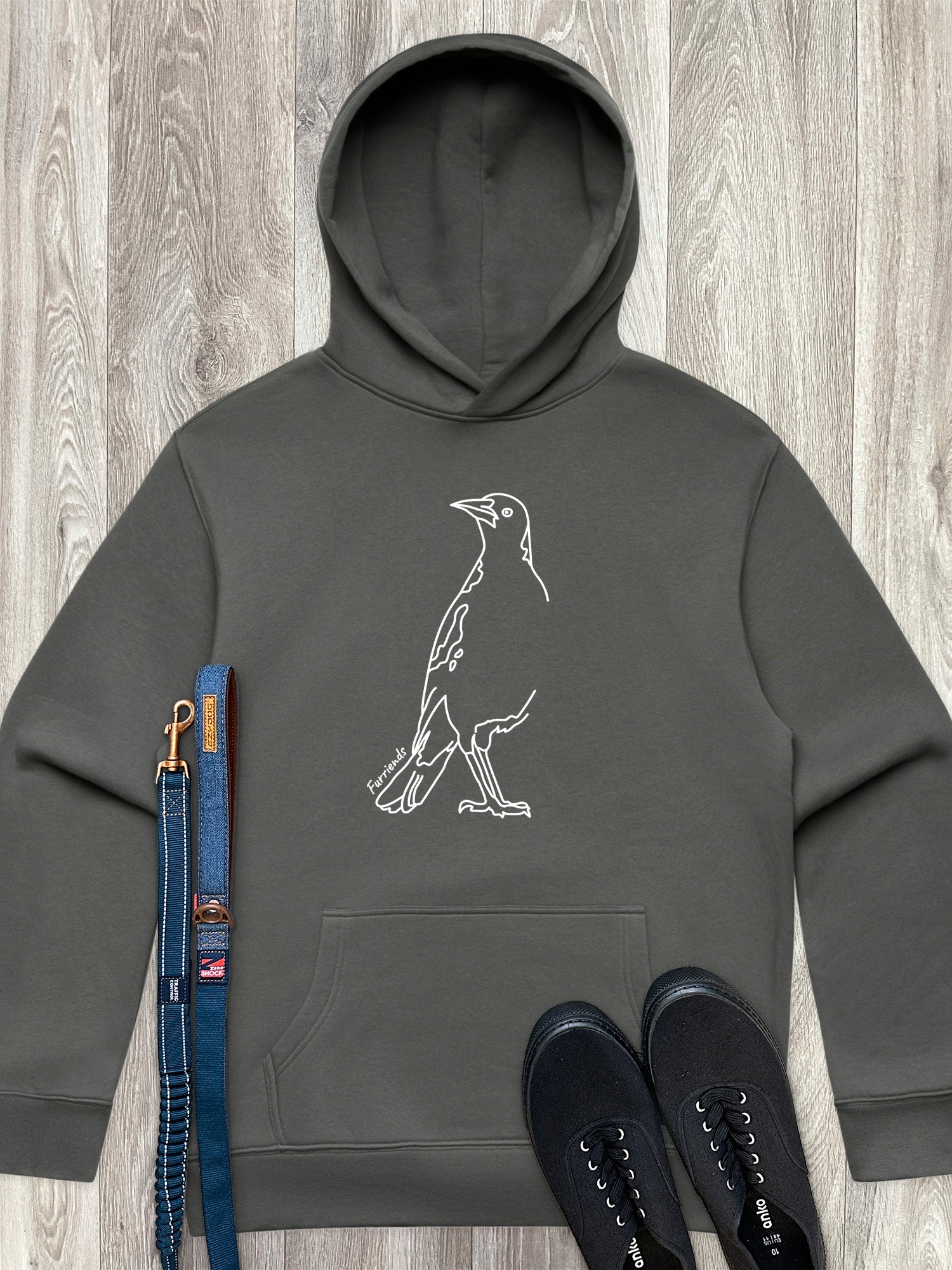 Australian Magpie Men's Comfort Hood