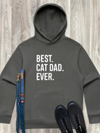 Best. Cat Dad. Ever. Men's Comfort Hood