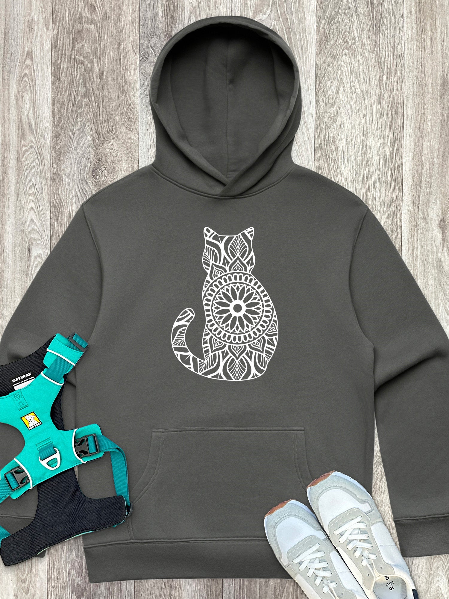 Cat Mandala Men's Comfort Hood