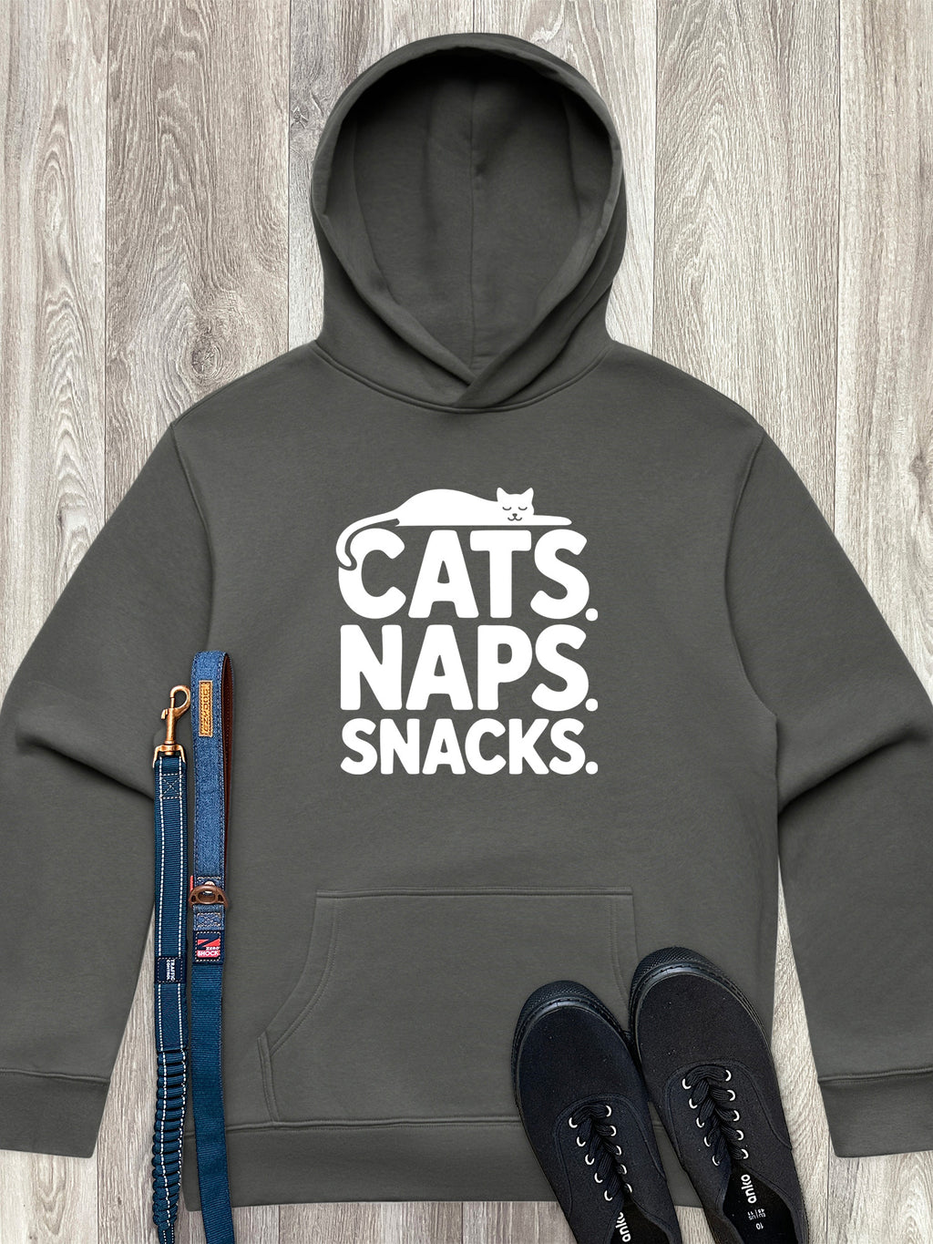Cats. Naps. Snacks. Men's Comfort Hood