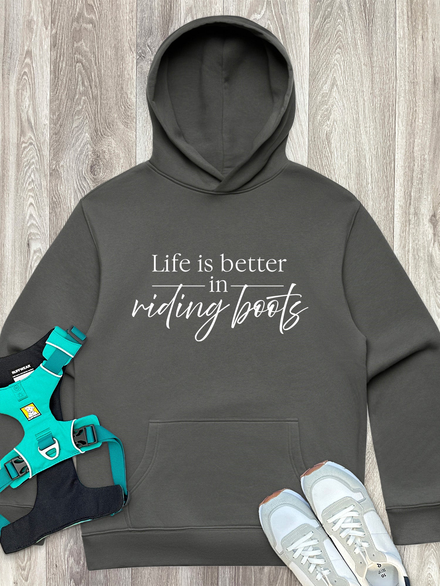 Life Is Better In Riding Boots Men's Comfort Hood