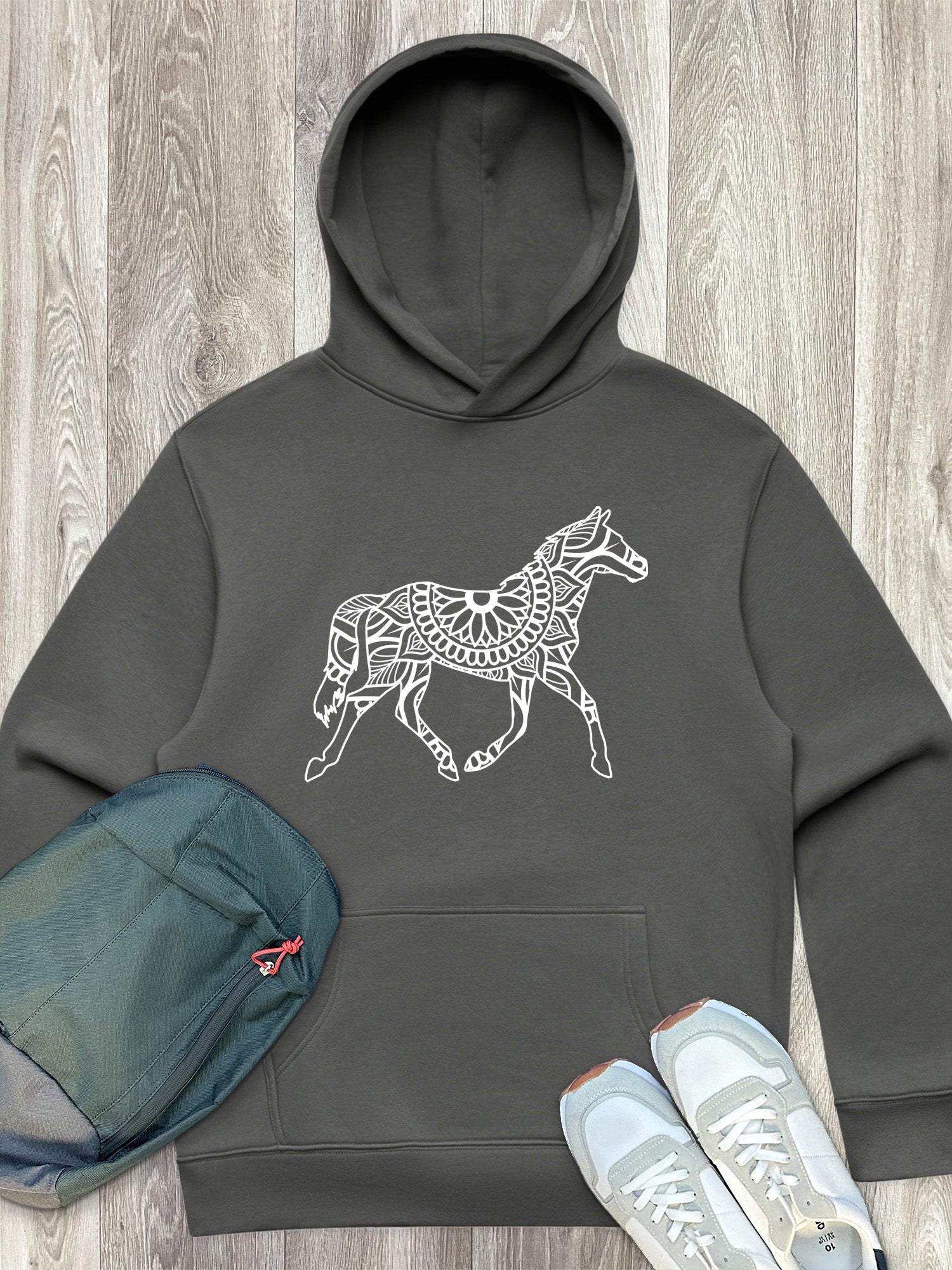 Horse Mandala Men's Comfort Hood