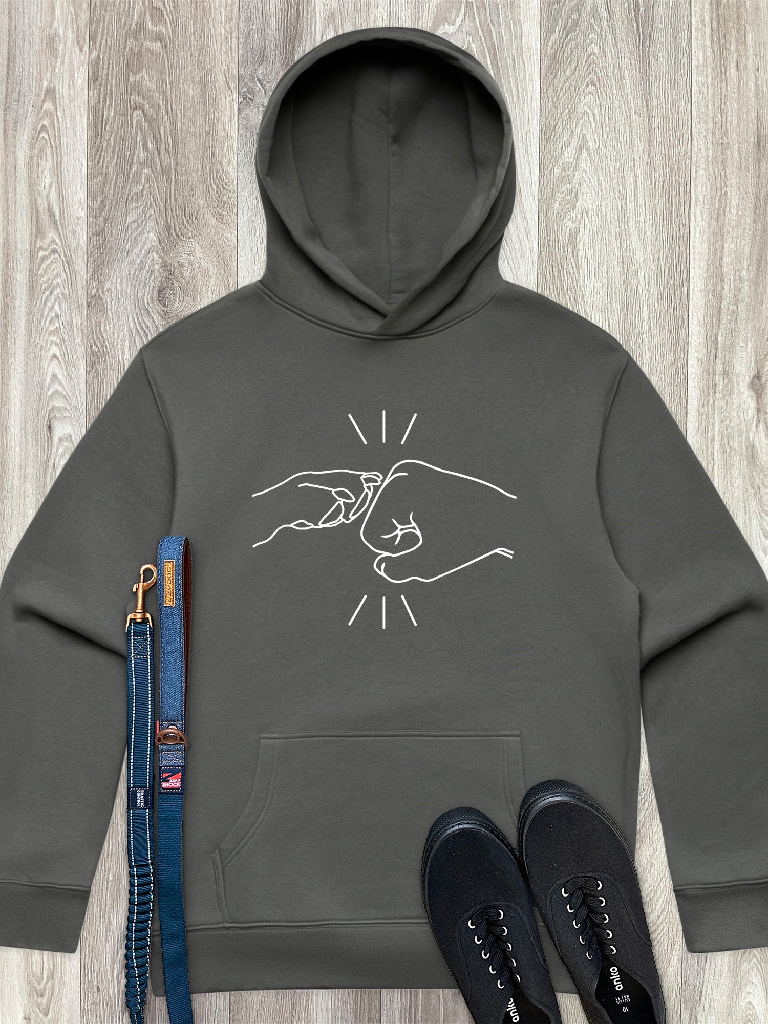 Paw Fist Bump Men's Comfort Hood
