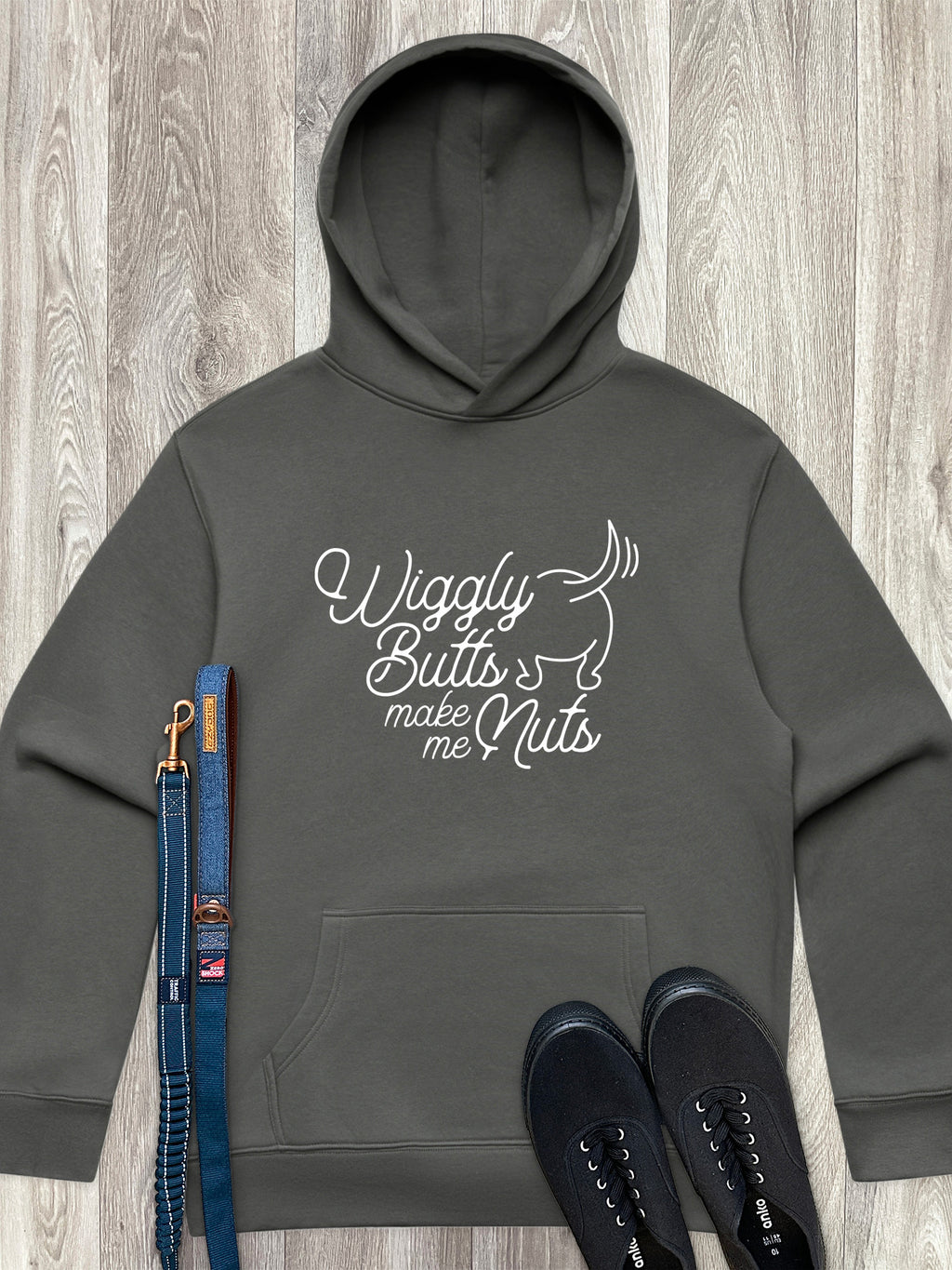 Wiggly Butts Make Me Nuts Men's Comfort Hood