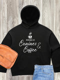 Canines & Coffee Women's Comfort Hood