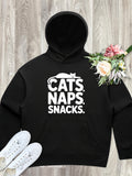 Cats. Naps. Snacks. Women's Comfort Hood