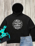 Dog Mother Coffee Lover Women's Comfort Hood
