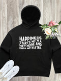 Happiness Starts With A Wet Nose And Ends With A Tail Women's Comfort Hood