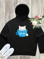 Kit-Tea Cat Women's Comfort Hood