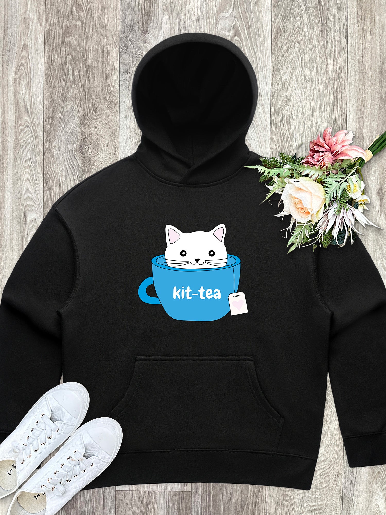 Kit-Tea Cat Women's Comfort Hood