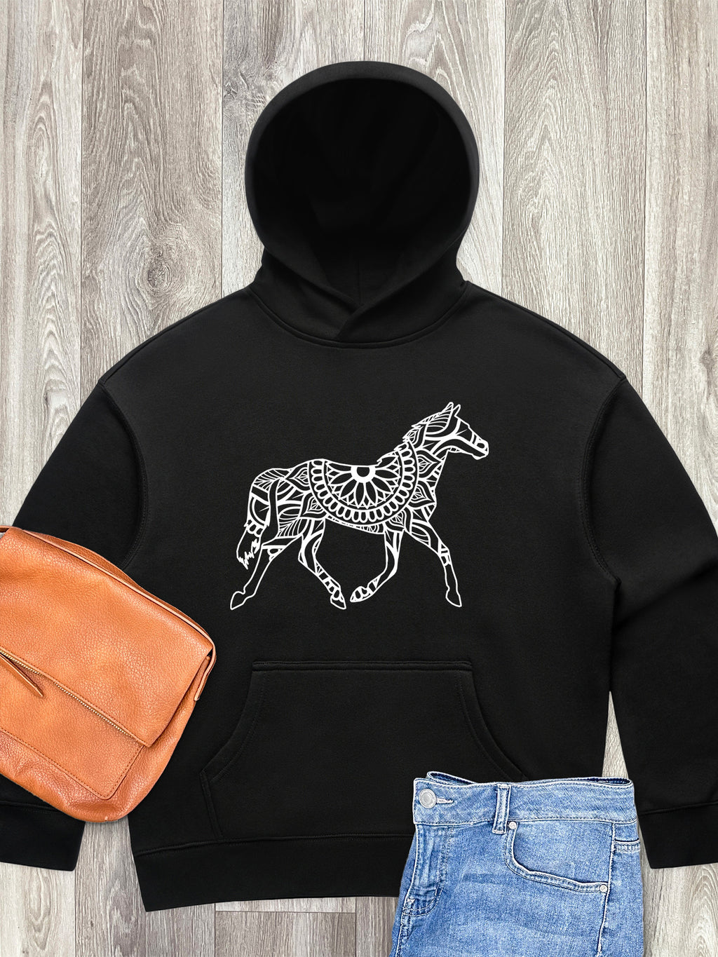 Horse Mandala Women's Comfort Hood