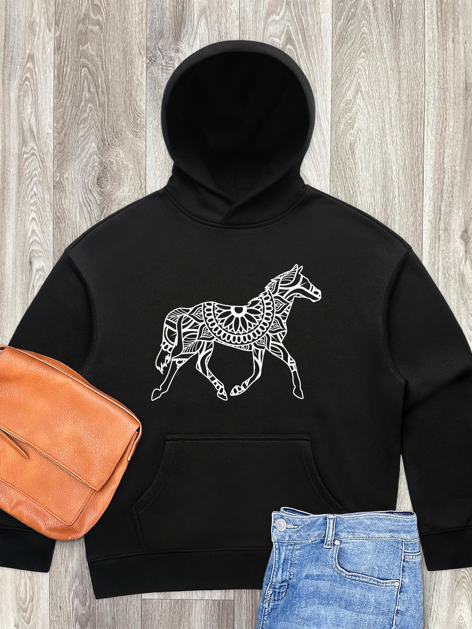 Horse Mandala Women's Comfort Hood