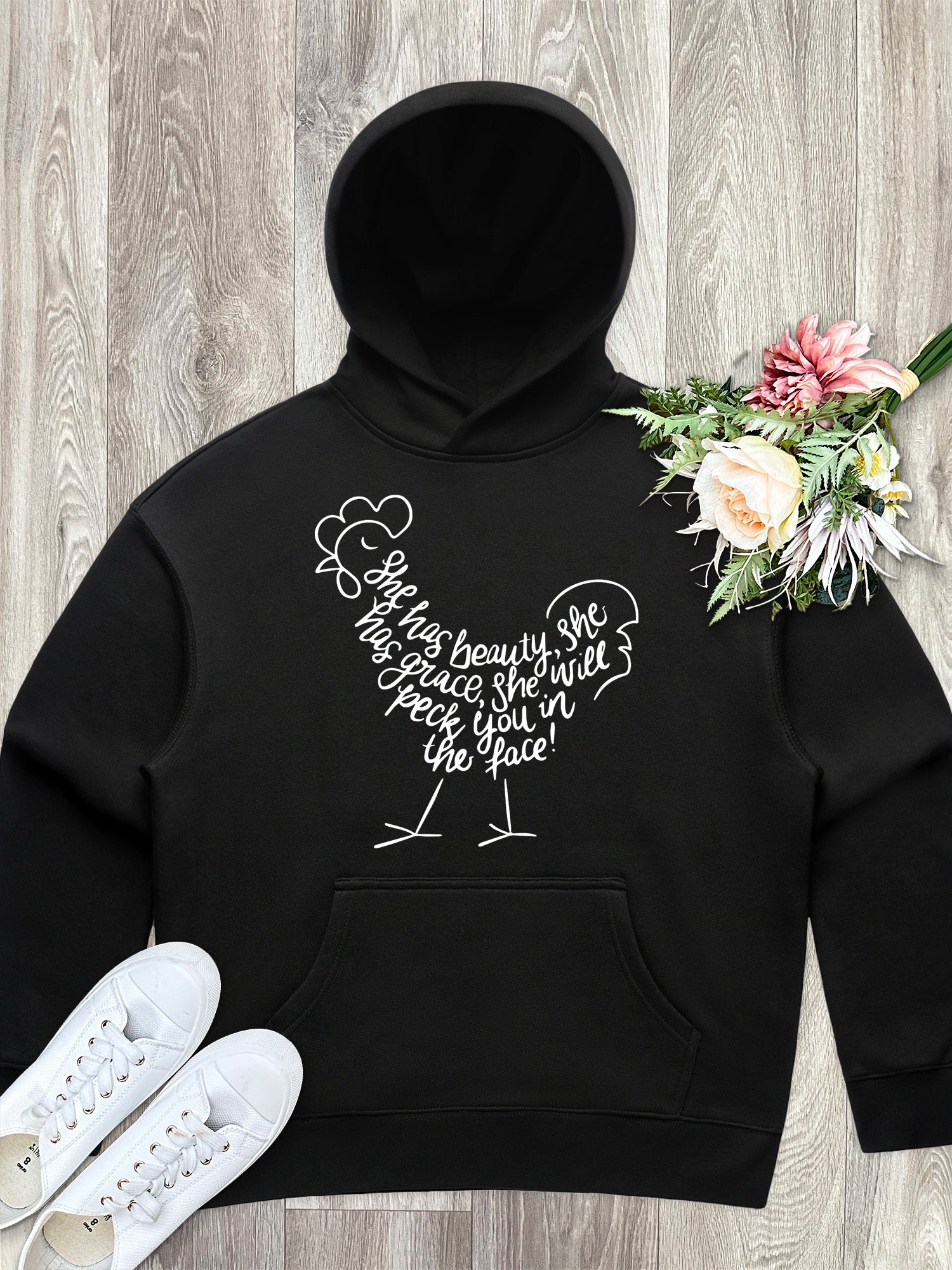 Peck You In The Face Women's Comfort Hood