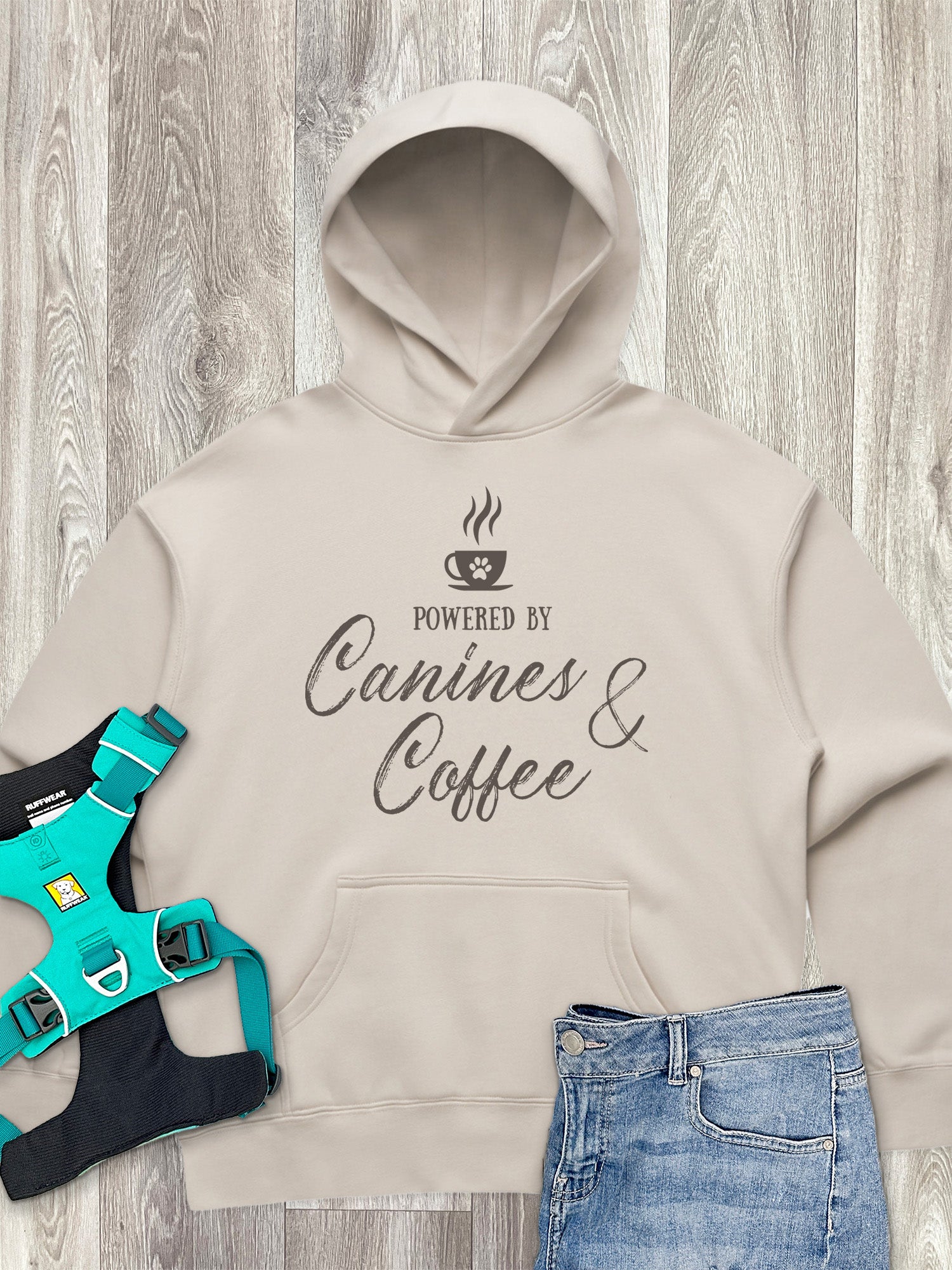 Canines & Coffee Women's Comfort Hood