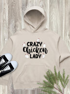 Crazy Chicken Lady Women's Comfort Hood