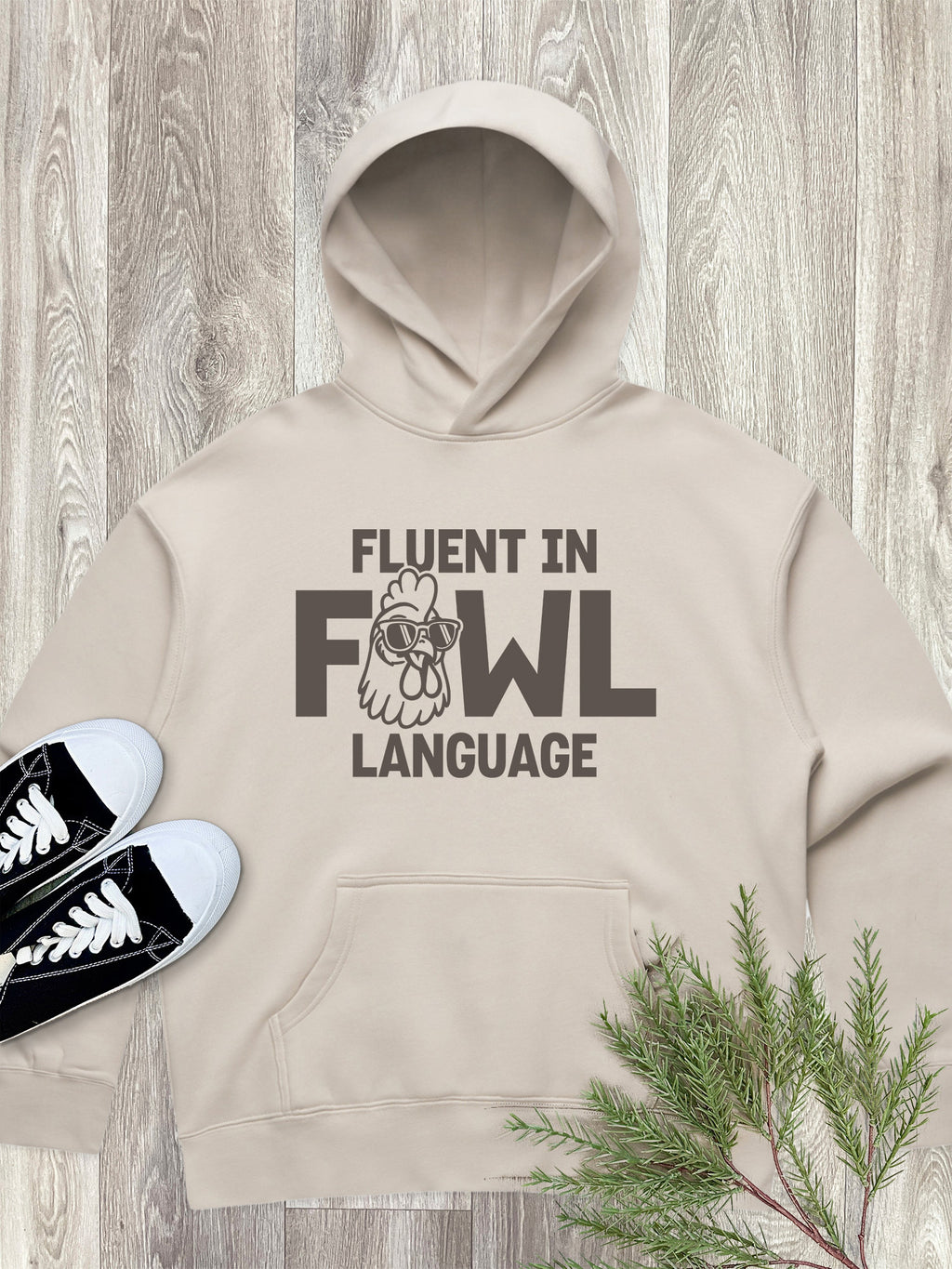 Fluent In Fowl Language Women's Comfort Hood