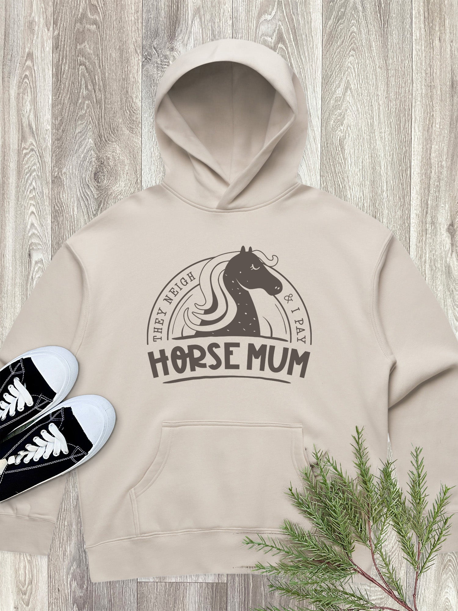 Horse Mum They Neigh & I Pay Women's Comfort Hood