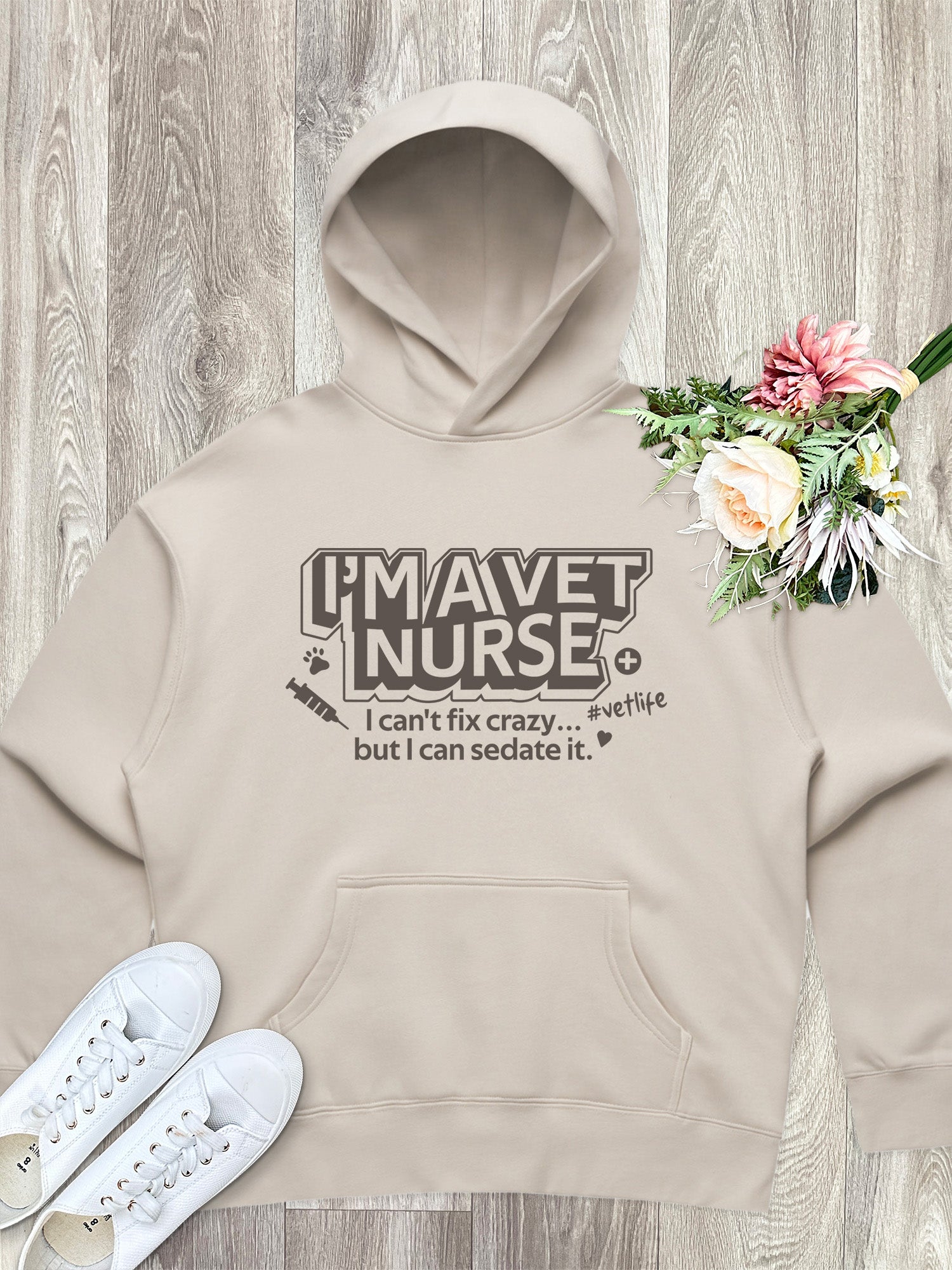 I'm A Vet Nurse Women's Comfort Hood