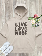 Live Love Woof Women's Comfort Hood