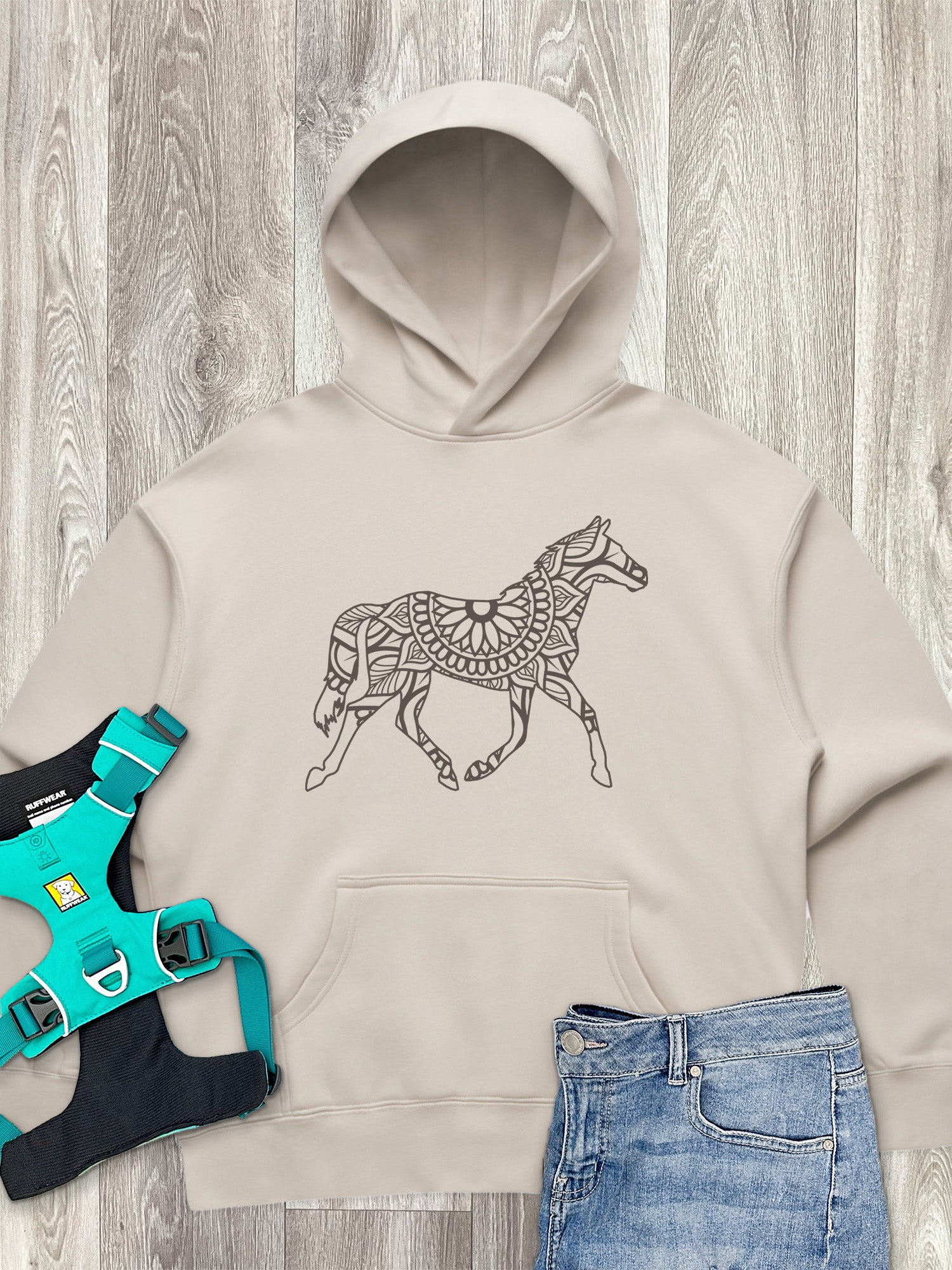 Horse Mandala Women's Comfort Hood