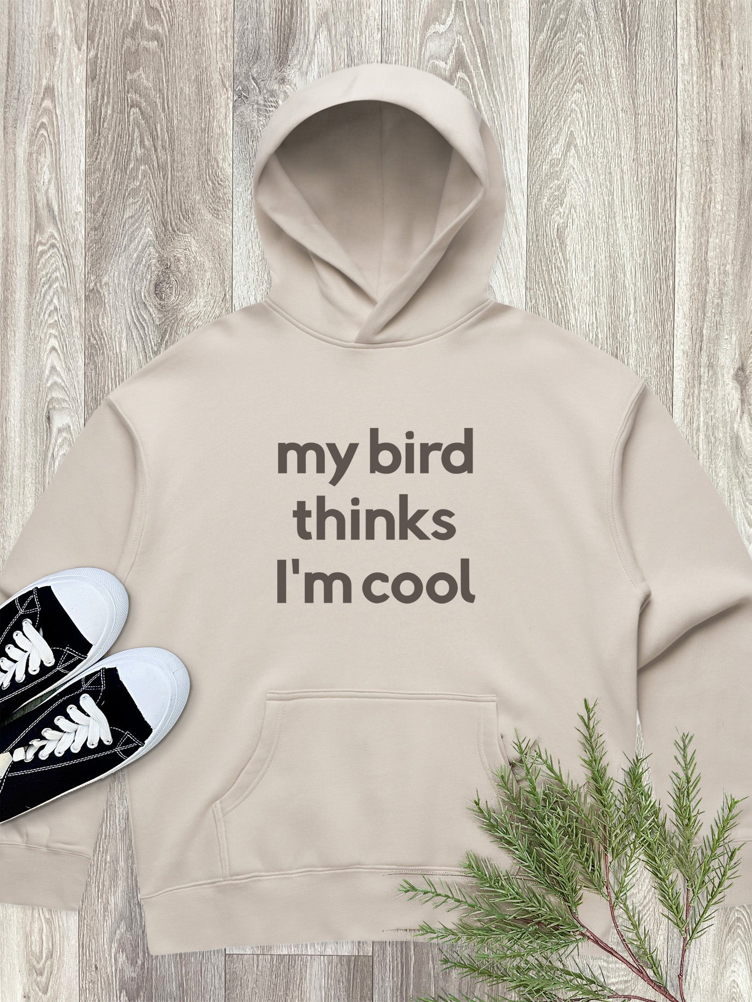 My Bird Thinks I'm Cool Women's Comfort Hood