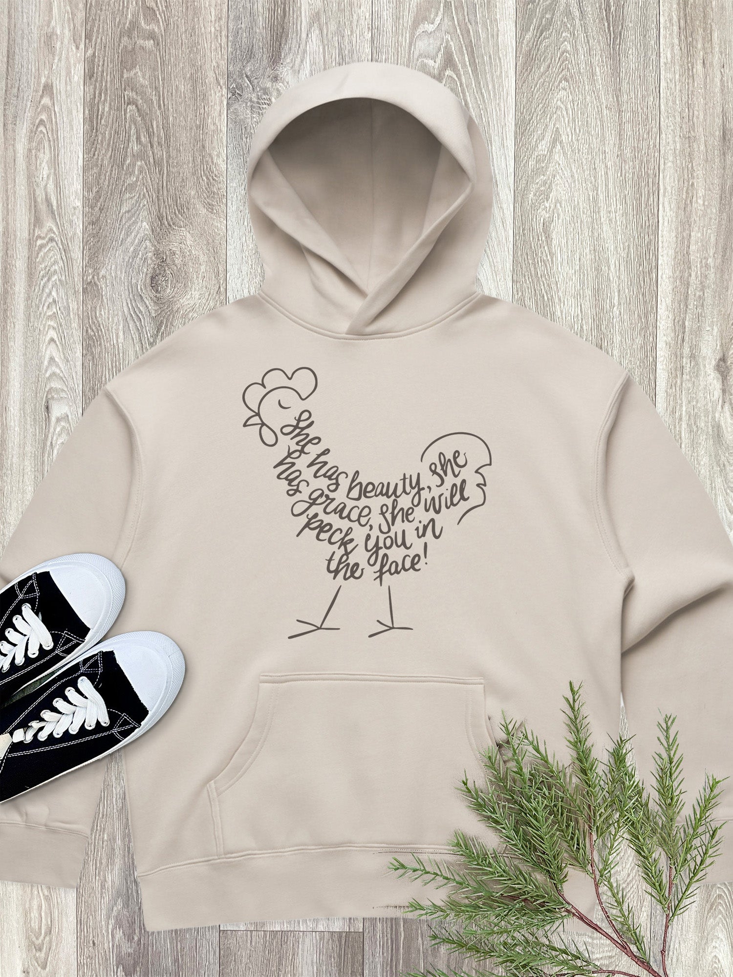 Peck You In The Face Women's Comfort Hood