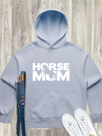 Horse Mum Silhouette Women's Comfort Hood