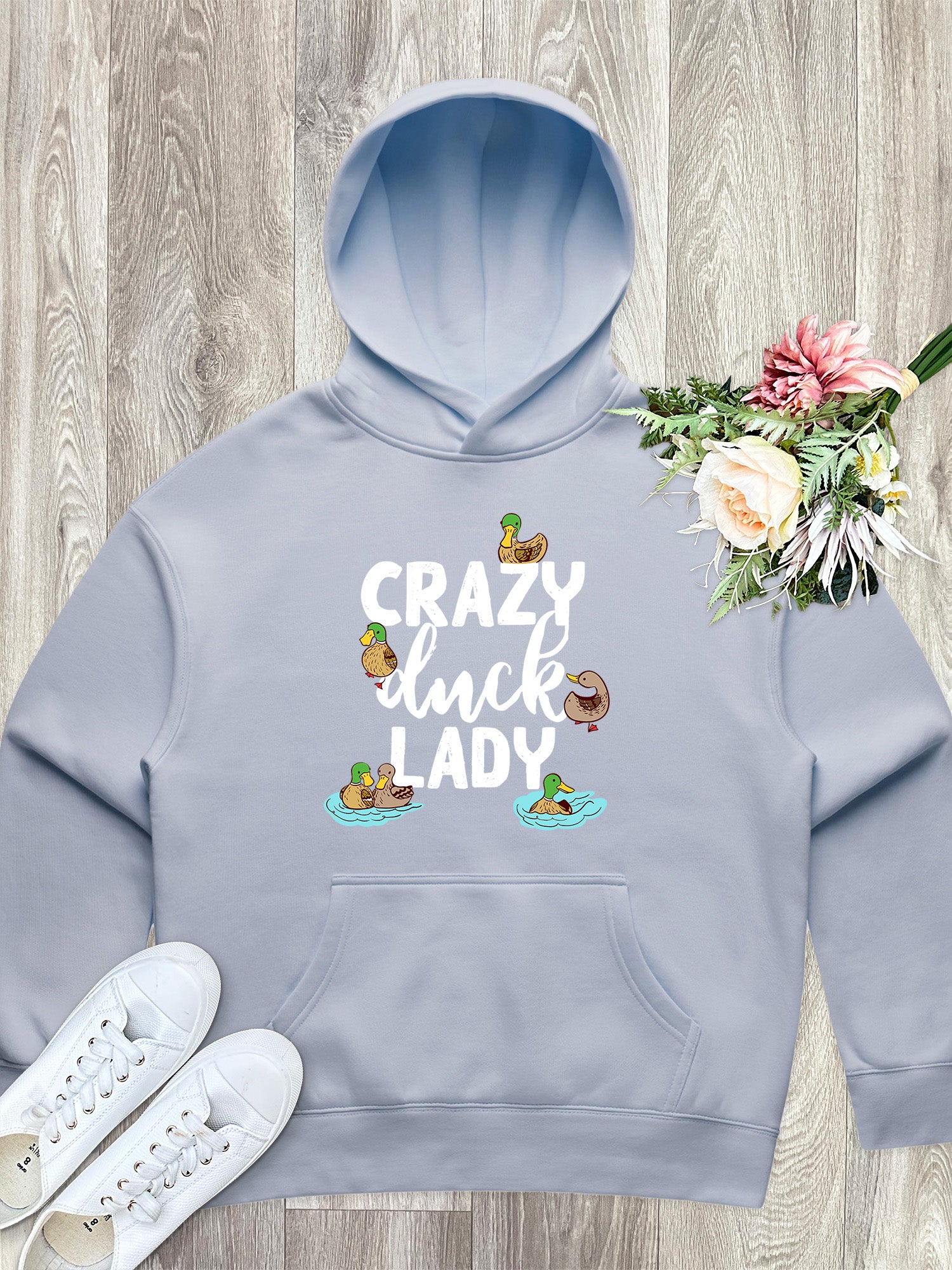 Crazy Duck Lady Women's Comfort Hood