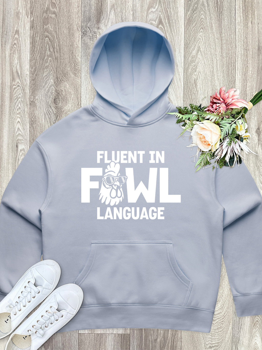 Fluent In Fowl Language Women's Comfort Hood