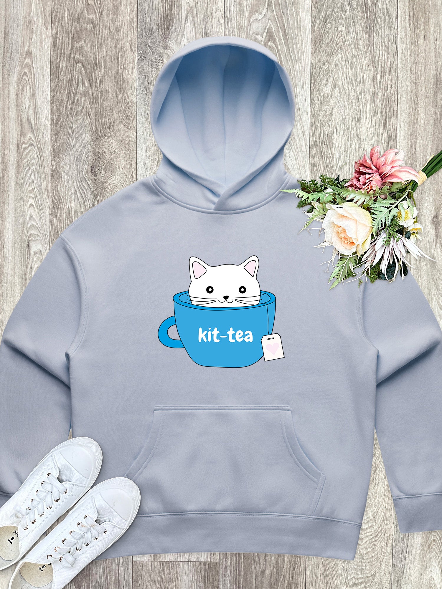 Kit-Tea Cat Women's Comfort Hood