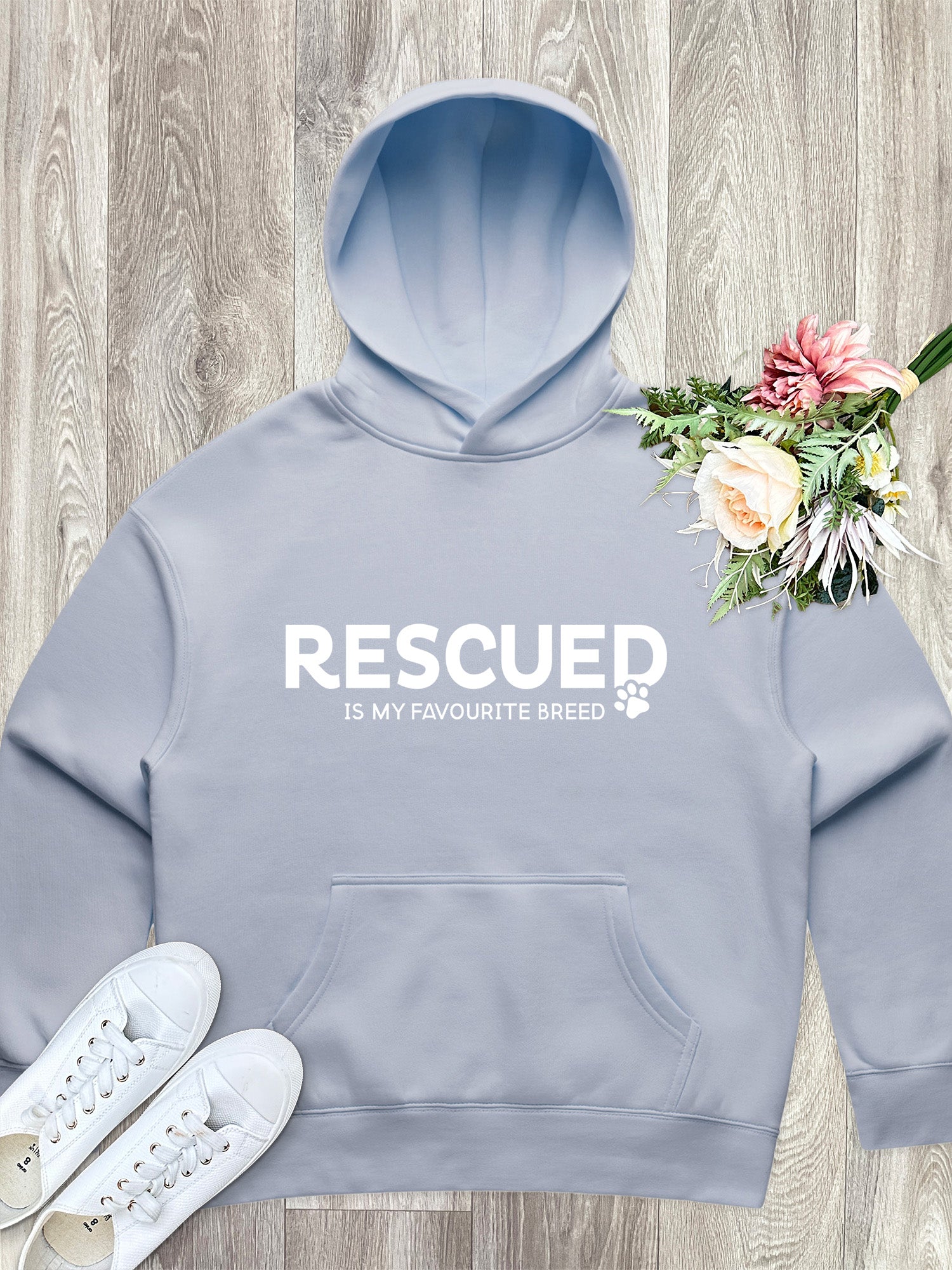 Rescued Is My Favourite Breed Women's Comfort Hood