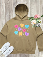 Candy Hearts - Cat Women's Comfort Hood