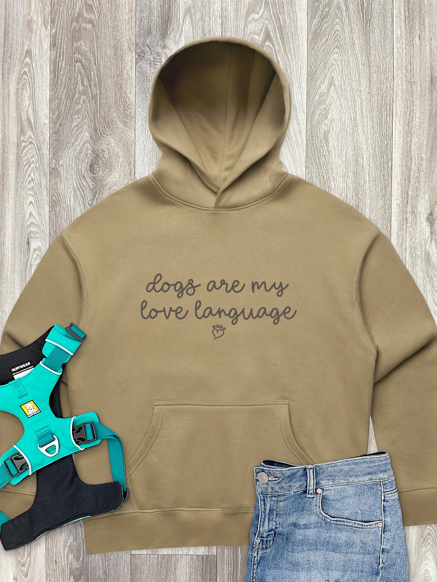 Dogs Are My Love Language Women's Comfort Hood