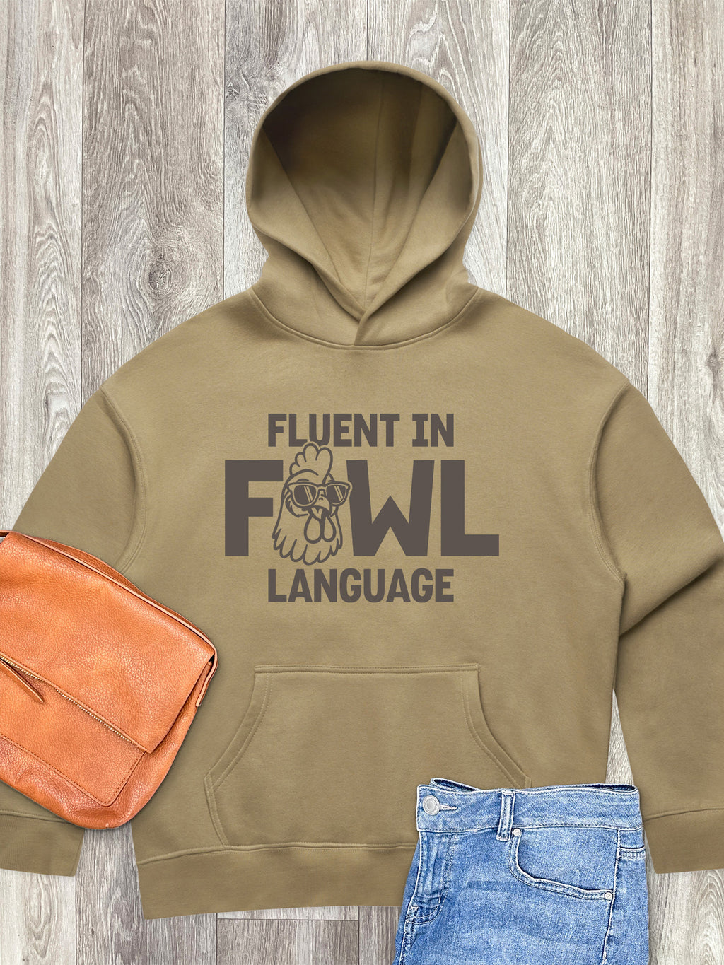 Fluent In Fowl Language Women's Comfort Hood