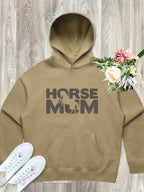 Horse Mum Silhouette Women's Comfort Hood
