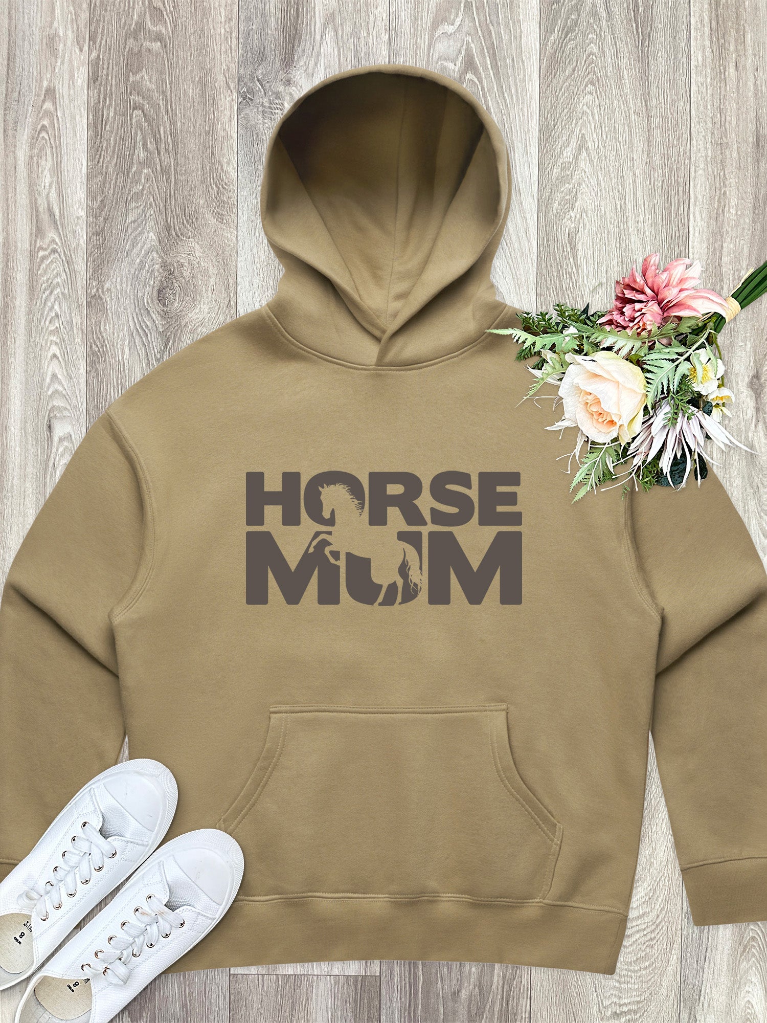 Horse Mum Silhouette Women's Comfort Hood