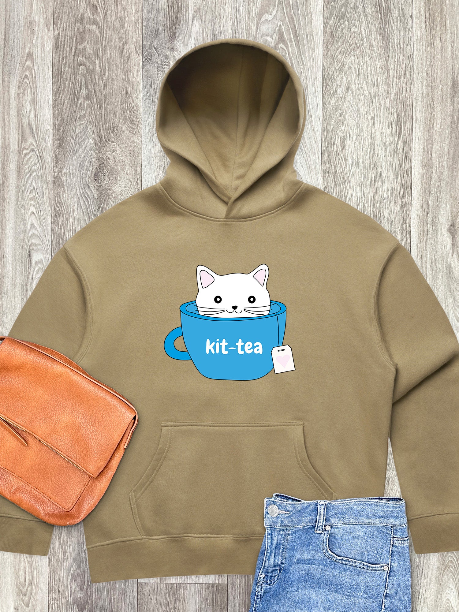 Kit-Tea Cat Women's Comfort Hood
