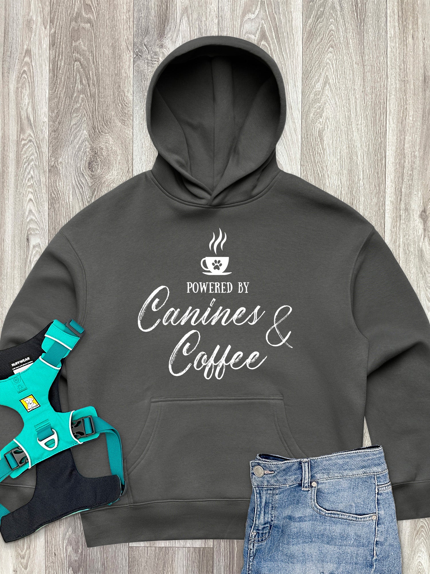 Canines & Coffee Women's Comfort Hood