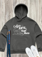 Coffee, Cats & Yoga Mats Women's Comfort Hood