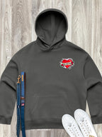 Dog Mother Heart Tattoo Women's Comfort Hood